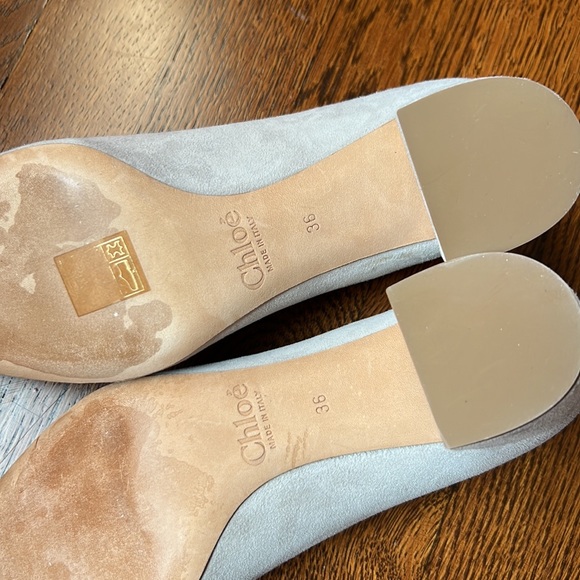 Chloe suede scallop heels - Picture 5 of 5